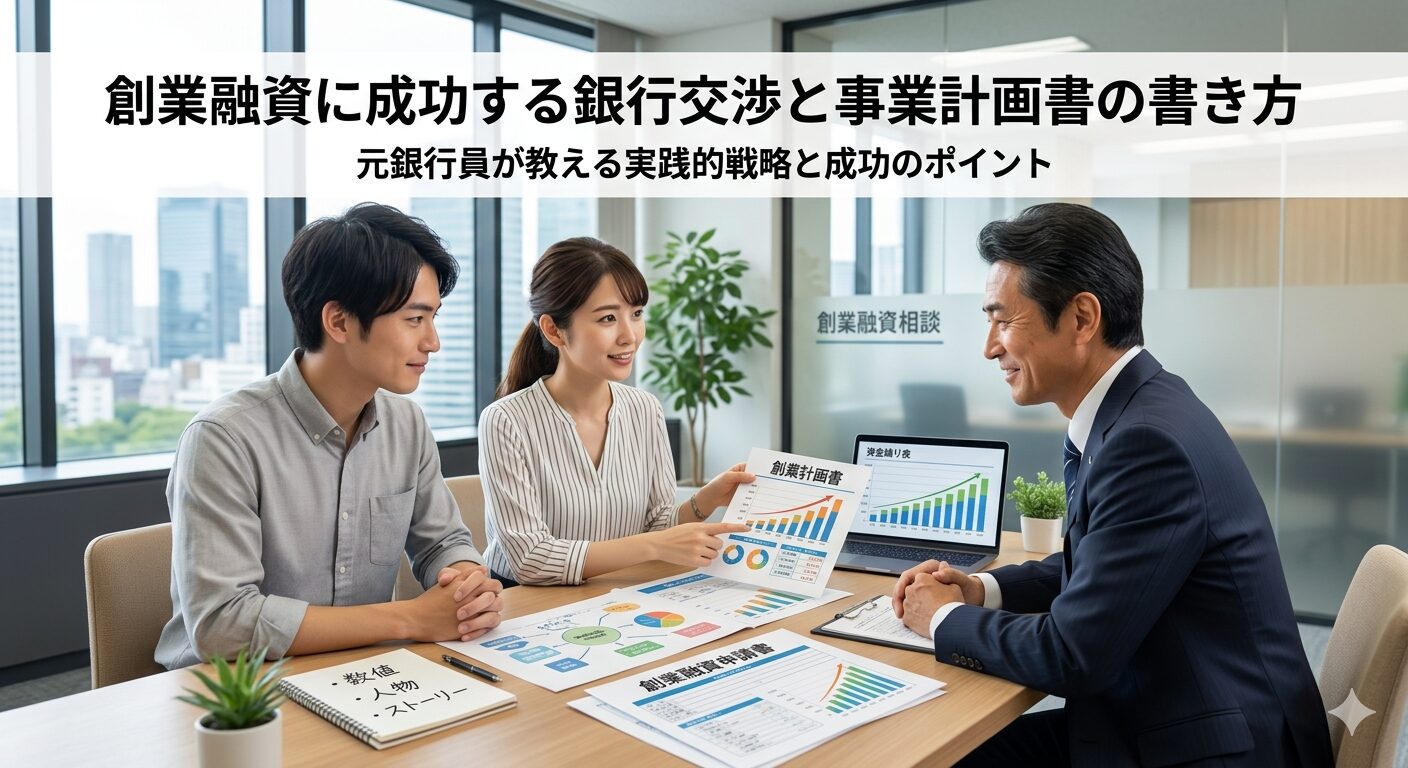 創業融資に成功する銀行交渉と事業計画書の書き方