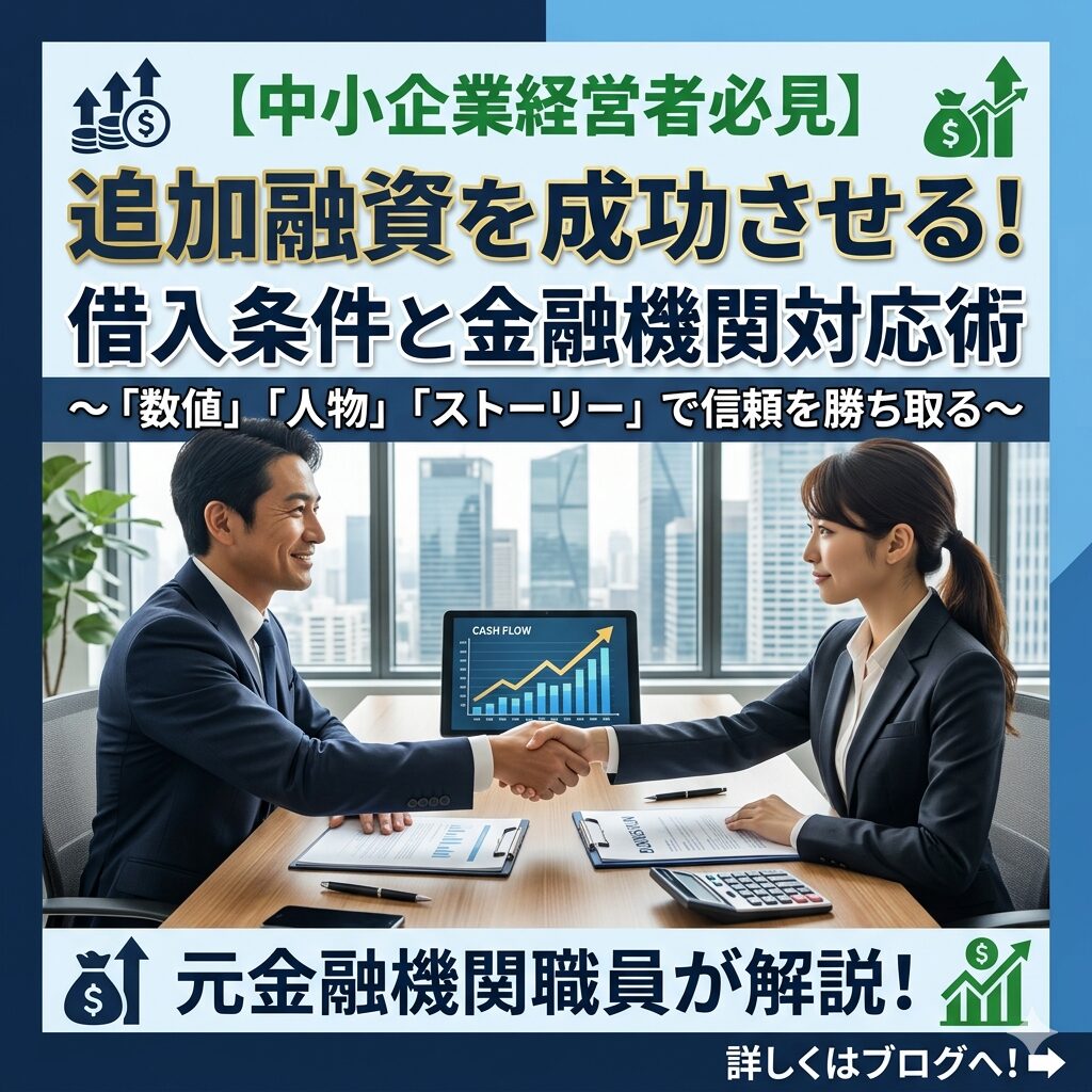 追加融資を成功させる借入条件と金融機関対応術