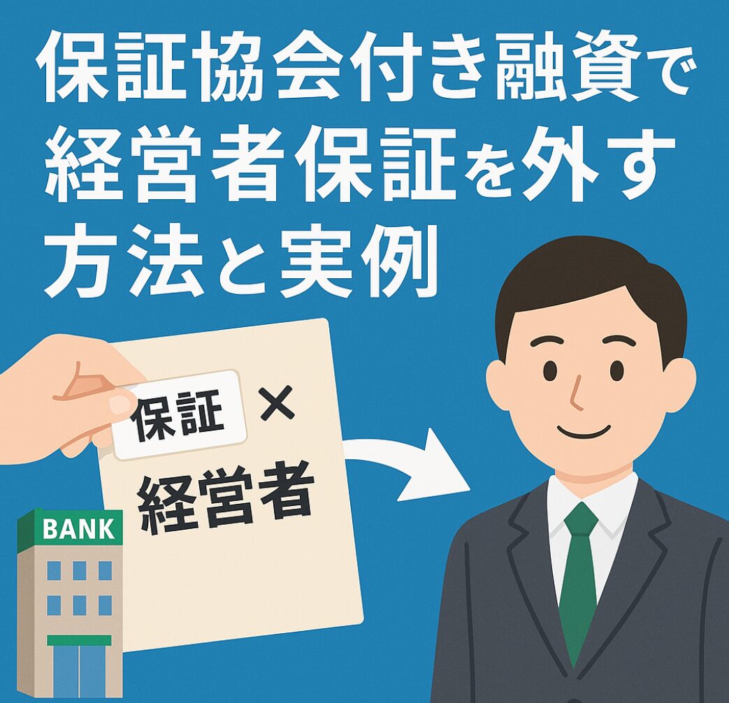 保証協会付き融資で経営者保証を外す方法と実例