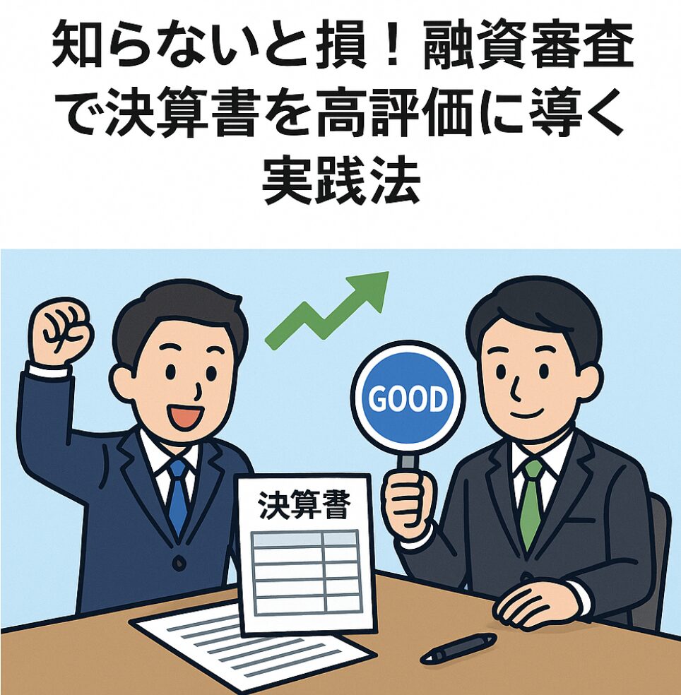 知らないと損!融資審査で決算書を高評価に導く実践法