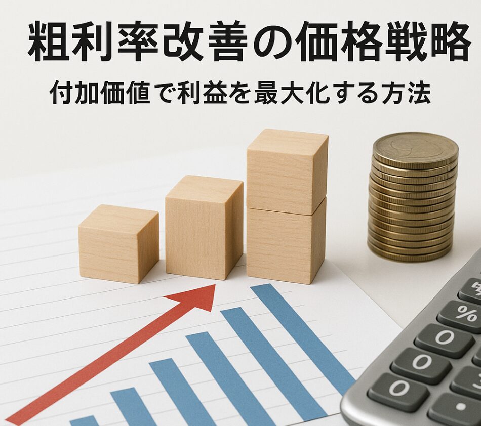 粗利率改善の価格戦略｜付加価値で利益を最大化する方法